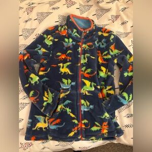 Hatley softest and warmest fleece! Dragons! Size 8